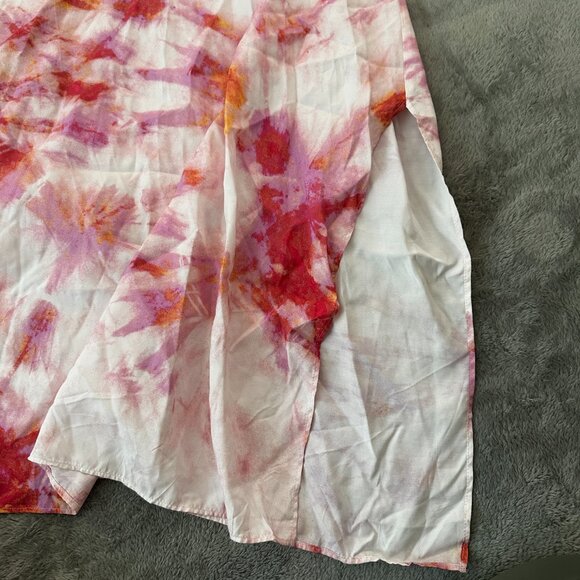 NWT Ann Taylor Maxi Dress XS Petal Pink Sleeveless Viscose Summer Vacation - Picture 5 of 7